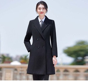 Manteaux professionnels unisexes élégants à manches longues, coupe ajustée, épais, mi-longs, pour la vente de voitures - Product Image 6