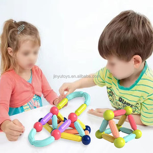 46 Piezas de Juguetes Magnéticos Educativos, Bloques de Construcción Magnéticos <span class=keywords><strong>3D</strong></span>, Juego de Fichas Magnéticas para Niños - Product Image 5