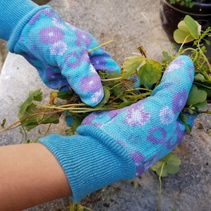 PRISAFETY Yardwork-guantes de seguridad de algodón para mujer, protección de trabajo, de PVC, para jardín - Product Image 2