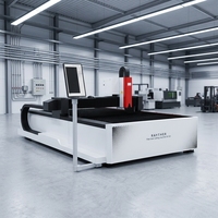 En İyi Fiyat 3015 3000W Tek Platformlu Metal Lazer Kesim Makinesi Açık Tip Ucuz CNC Lazer Kesici