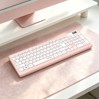 Kustom W98PRO nirkabel ukuran penuh Split Keyboard USB tipe-c 103 tombol baru untuk PC Desktop desain ergonomis tahan air