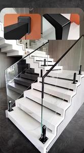 درابزين زجاجي حديث من سبائك الألومنيوم ، درابزين درابزين ، سلالم فيلا ، شرفة علوي مزدوجة البناء ذاتيًا ، لحام خالٍ من الثقب سهل الاستخدام - Product Image 5