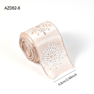 Cinta de Seda Dorada para Decoración Navideña, Cinta para Atar Regalos, Lazos para Cajas de Regalo, Suministros de Decoración Festiva - Product Image 6