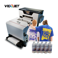 Kaus Printer Dtf kecepatan tinggi 30cm pakaian Dtf pencetak Inkjet Film hewan peliharaan industri pencetak Dtf A3