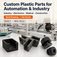 Composants de boîtier en plastique OEM moulés par injection, haute précision et durabilité, en ABS, PP, HDPE, adaptés à diverses applications