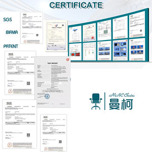 Cadeira sintética para escritório, cadeira de couro preta para escritório - Product Image 6