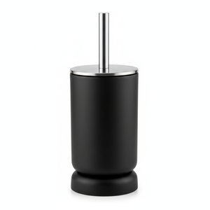 ชุดแปรงขัดห้องน้ำแบบปิดทึบ ดีไซน์ทันสมัย เป็นมิตรกับสิ่งแวดล้อม พร้อมฝาปิดสแตนเลสเซรามิกสีขาว สำหรับทำความสะอาดและฆ่าเชื้อในห้องน้ำโรงแรม - Product Image 2