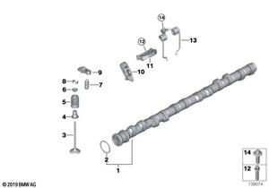 Kit de joint de tige de soupape d'admission (D. I. 5mm) 12 pièces pour <span class=keywords><strong>BMW</strong></span> <span class=keywords><strong>325i</strong></span> 325xi 330i 330xi 525i 525xi 530i Pour CORTECO 11340034068 - Product Image 5