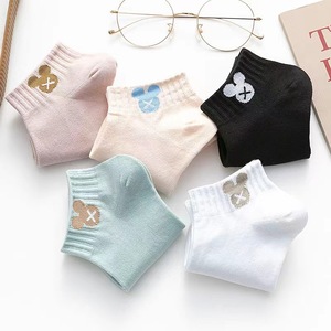 Women's Ankle Socks Cotton Sweat-Absorbent Cute Cartoon Design Spring Summer Casual Boat Socks For Girls - Product Image 4