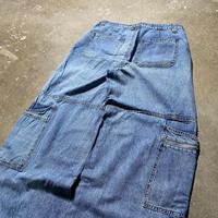 Baggy Y2K Denim Pantalon Hommes Denim Pantalon Factice Large Jambe Ouverture Streetwear Preppy Y2K Hommes Baggy Stack Jeans 90S Vintage Jeans