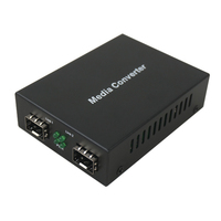 Convertisseur de média fibre optique double fibre 1000M MM vers SM multimode vers monomode Full Duplex DC5V conforme CE ROHS FCC