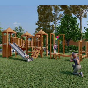 Ensemble de balançoires pour enfants en plastique, jeux de parc d'attractions, vente en gros en Chine - Product Image 5