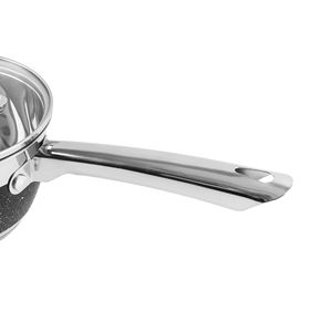 Batterie de cuisine 8 pièces <span class=keywords><strong>en</strong></span> acier inoxydable peint <span class=keywords><strong>en</strong></span> marbre Ensemble de casseroles et de casseroles au design d'Europe de l'Est - Product Image 4