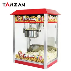 China Guangzhou Tafelblad Automatische Popcorn Maker Commerciële Zoete Popcorn Machine Industriële Pop Corn Making Machine