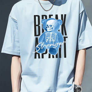 Hongcai stiker Film Transfer panas, pakaian bahan hewan peliharaan dapat dicuci pola huruf pribadi nomor Model DTF - Product Image 4