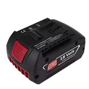 BAT609G For Boschs Lithium Batteries Li-Ion Battery 18V 6Ah For Power Tools Strapping Tools Cordless Drill