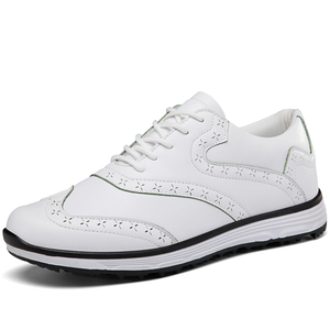 Baskets <span class=keywords><strong>de</strong></span> <span class=keywords><strong>Golf</strong></span> unisexe, <span class=keywords><strong>chaussures</strong></span> en cuir et en maille Eva, décontractées, pour hommes, bon marché, personnalisées, nouvelle collection - Product Image 5