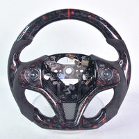 Volant en fibre de carbone et bois de pêcher pour Honda Accord, Civic, Odyssey, Elysion, Binzhi, Fit, Fengfan, URV, Jade, CRV - Vente en gros