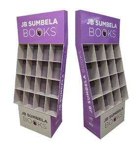 अनुकूलित फ्रेंडली कार्डबोर्ड फ्लोर बुक डिस्प्ले रैक के लिए स्टैंड चमकदार फिनिश शेल्फ - Product Image 2