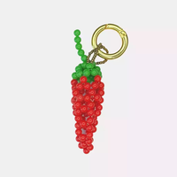 Nouvelles breloques de la série Fruits, pendentifs pomme et pastèque, perles colorées en vrac, fournitures de bricolage, accessoires décoratifs pour lacets de baskets