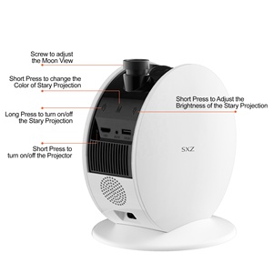 Projecteur Vidéo Intelligent Star Galaxy 3D Portable Mini Proyector 260ANSI 720P 4K Android 14 Home Cinema Homestay Wifi Beamer - Product Image 4