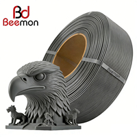 BEEMON isi ulang bahan habis pakai, gulungan nirkabel, 1,75 mm, 1 kg, multiwarna, digulung rapi, mudah dipasang, bahan habis pakai printer 3D
