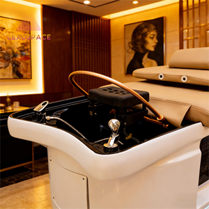 Chaise de <span class=keywords><strong>spa</strong></span> capillaire professionnelle japonaise 2026 avec station de lavage des cheveux, vapeur, hydrothérapie <span class=keywords><strong>SPA</strong></span> et lit de massage thaïlandais pour usage esthétique - Product Image 3