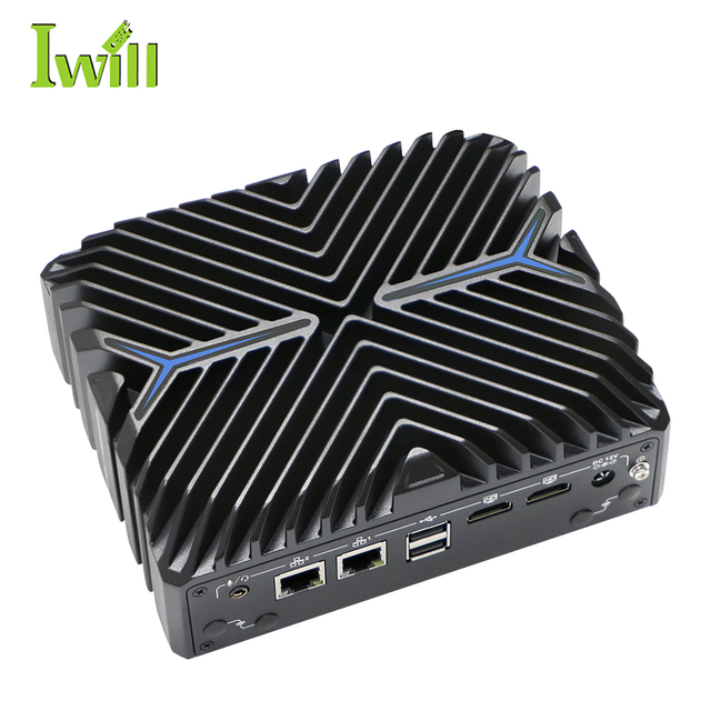 Industrial Mini Box Computer Fanless 12V Core I7 1255U 12V Industrial Mini PC with Stock Availability