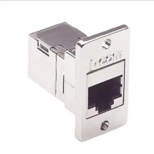 Cat5e RJ45 مقرنة محمية (8 × 8) لوحة جبل نمط ECF504-SC5E