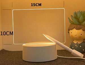 Xinrunjin société personnalisée Logo veilleuse acrylique bâtiment Design décoratif bureau Accent créatif marque cadeaux bureau décor - Product Image 2