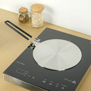 <span class=keywords><strong>Plaque</strong></span> chauffante alimentaire Cuisinière à <span class=keywords><strong>induction</strong></span> <span class=keywords><strong>Plaque</strong></span> de diffuseur de chaleur en métal <span class=keywords><strong>Adaptateur</strong></span> de <span class=keywords><strong>plaque</strong></span> à <span class=keywords><strong>induction</strong></span> avec poignée pliable - Product Image 2