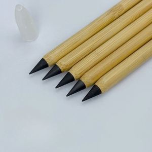 Lápiz Eterno de Bambú y Madera con Borrador para Escribir Continuamente, con Logotipo Personalizado, para Niños y Estudiantes, Venta al Por Mayor - Product Image 4