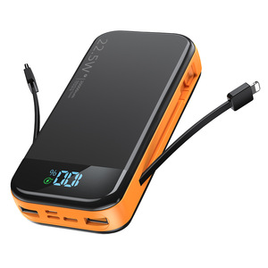 <span class=keywords><strong>พา</strong></span><span class=keywords><strong>ว</strong></span><span class=keywords><strong>เวอร์</strong></span><span class=keywords><strong>แบงค์</strong></span> 20000mAh 22.5W ชาร์จเร็<span class=keywords><strong>ว</strong></span> พร้อมหน้าจอดิจิตอลและสายชาร์จในตัวสำหรับอุปกรณ์มือถือ - Product Image 1