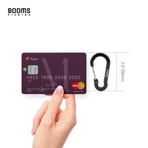 Mousqueton en aluminium 2 pouces Clip pour clé en forme d'anneau en D Crochet pour carabine Boucle de porte-clés à ressort - Product Image 2