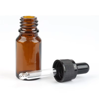Flacons compte-gouttes en verre de bonne qualité de 10 ml, sérigraphiés, pour aromathérapie, gouttes pour les yeux, flacon de voyage pour liquides