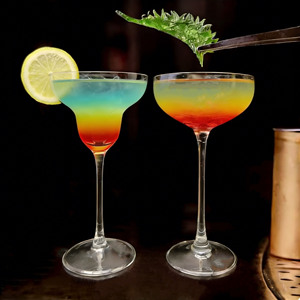 Copa de Martini Extra Alta de Estilo Moderno <span class=keywords><strong>y</strong></span> Minimalista, Copa de Cóctel Kimura, Copa con Tallo Creativa <span class=keywords><strong>y</strong></span> Distintiva - Product Image 5