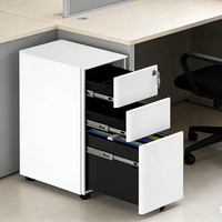Achat en gros pour le commerce extérieur : Armoire mobile multifonctionnelle avec tiroirs verrouillables pour bureau et domicile
