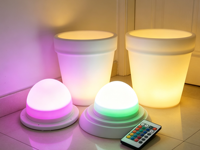 Ampoule LED sans fil pour remplacement de barre lumineuse LED, rechargeable, 16 couleurs, étanche