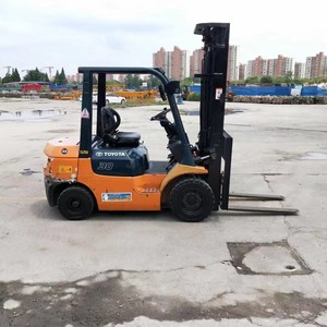 รถยก Toyota รถยก3T 6M ใช้เพิ่มความยาวและทาสีเดิมเครื่องจักรก่อสร้างที่ใช้ - Product Image 2