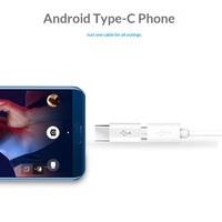 Adaptador Micro USB Hembra a Tipo C, Carga Rápida, Transferencia de Datos, Convertidor OTG Compatible con TPC CN, Sin Material
