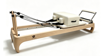 CE Appareil de musculation en bois de chêne, design traditionnel durable, pour fitness, santé, usage domestique et en studio, vente en gros, Reformers Philates