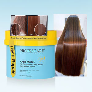 Masque capillaire réparateur en profondeur nourrissant hydratant lissant anti-casse/masque de traitement des <span class=keywords><strong>cheveux</strong></span> à pointes fourchues masque capillaire personnalisé soyeux et brillant - Product Image 1