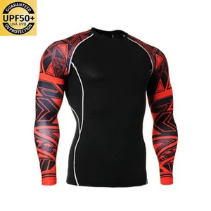 Sublimated Sun Protection Rashguards Design Your Own Custom Rash Guard Custom Long Sleeve <b>Shirt</b> Logo <b>Compression</b> <b>Shirt</b> - Product Image 1