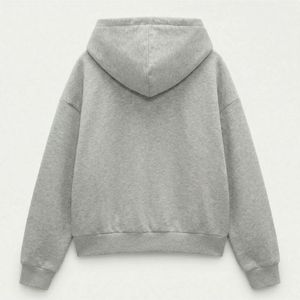 Felpa con Cappuccio Reversibile a Doppio Strato con Cerniera, Stampa Leopardata, 100% Cotone, per Uomo e Donna, Stagione Invernale - Product Image 3