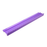 Ensemble de 4 supports de Mahjong en acrylique rose massif de 19 pouces avec poussoirs, support de Mahjong américain personnalisé de luxe avec design festonné