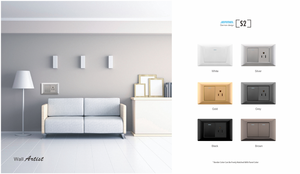 Mendukung disesuaikan Universal gaya rumah 6 pin soket PC piring dupleks soket Outlet untuk perumahan - Product Image 5