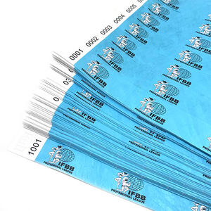 Pulseras de Tyvek de un Solo Uso, Color Liso, Papel Dupont Personalizado, para Eventos, Festivales, Parques - Product Image 4