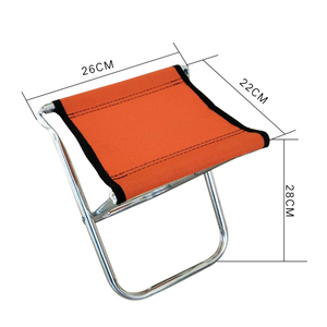 Custom Logo Camping <b>Stool</b> Aluminum Fishing Lightweight Portable Easy to Carry Outdoor Furniture <b>Folding</b> Camp Chair - Product Image 3