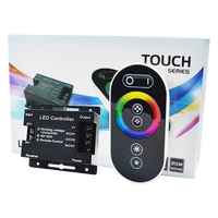 Télécommande Rf couleur unique Cct DC 12V 18a 24a 30a Bande LED tactile Télécommande RVB Contrôleur LED pour bande de LED Mono Du