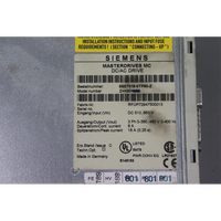 Nuevo Convertidor de Frecuencia 6SE7016-0TP50-Z Masterdrives MC Z=K80+L20 E:C